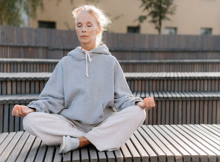 Woman doing Yoga